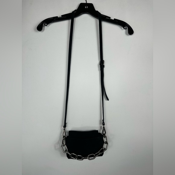 Free people leather crossbody - Black suede - Picture 9 of 10
